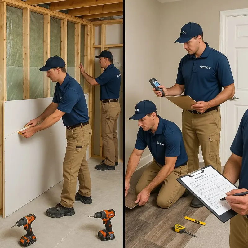 Repairs and Reconstruction process in Claymont, DE